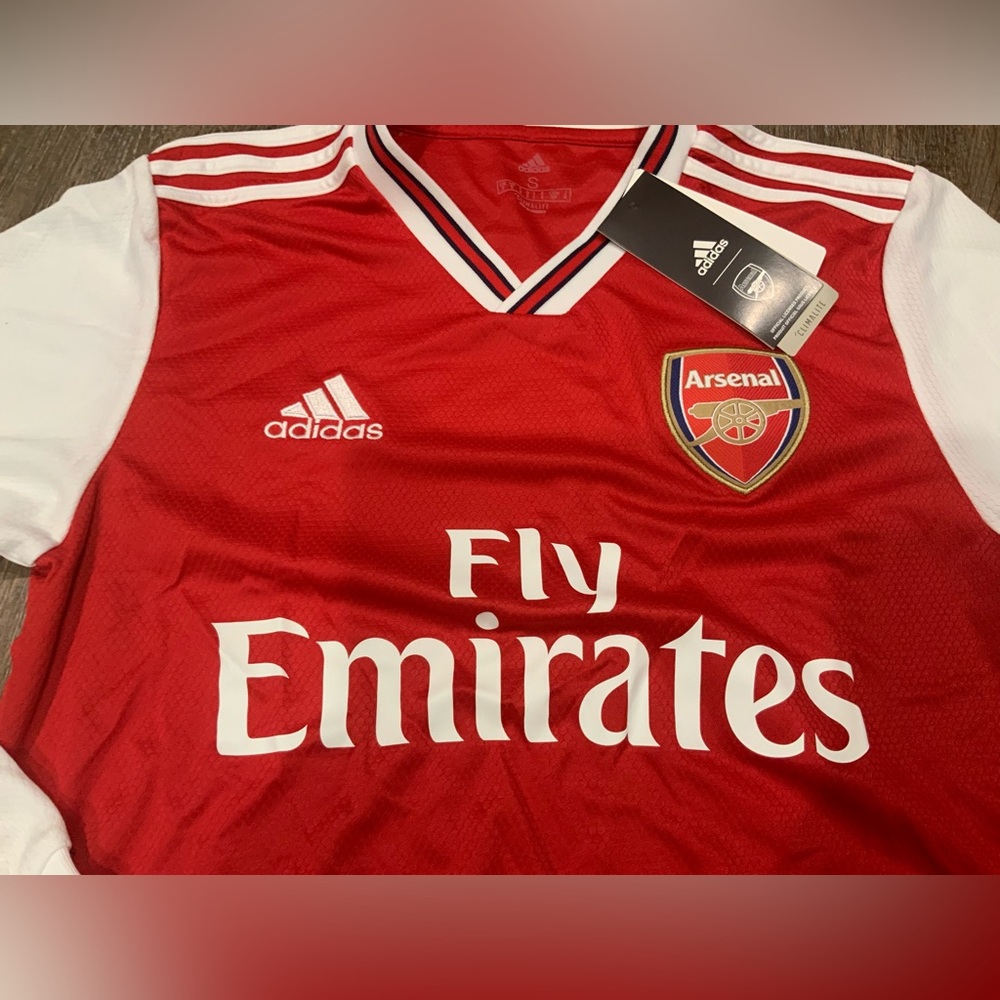 ARSENAL 2019 2020 Long Sleeve HOME SHIRT FOOTBALL SOCCER JERSEY EH5645 SIZE S - Picture 2 of 11
